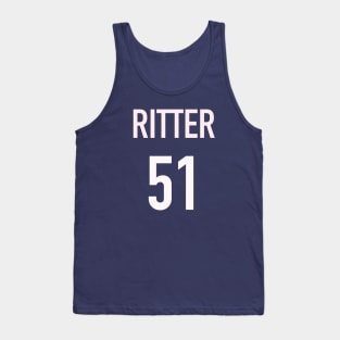 Ritter Jersey (White Text) Tank Top